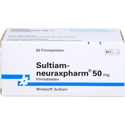 Sultiam-neuraxpharm 50 mg, 50 ST, neuraxpharm Arzneimittel GmbH