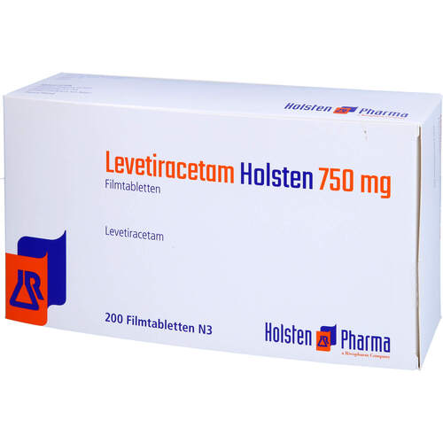 Levetiracetam Holsten 750 mg Filmtabletten, 200 Stk., Holsten Pharma GmbH
