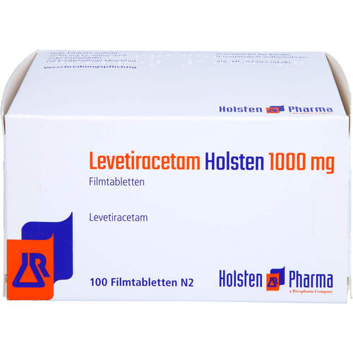 Levetiracetam Holsten 1000 mg Filmtabletten, 100 ST, Holsten Pharma GmbH