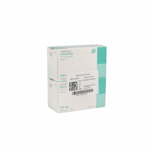 Acarbose GeneVida 100 mg, 180 Stk., Genevida GmbH