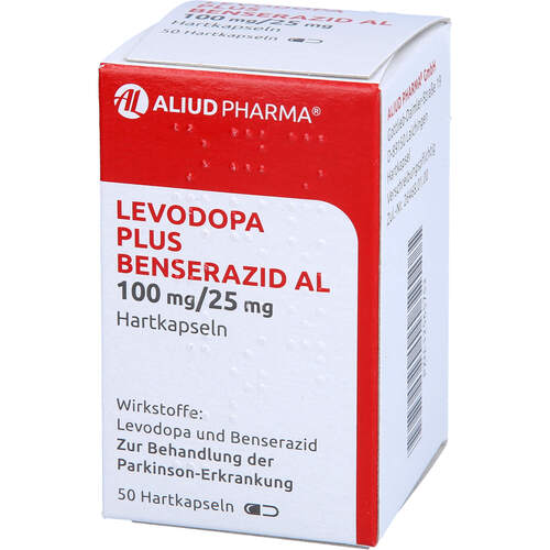 Levodopa plus Benserazid AL 100 mg/25 mg HKP, 50 ST, Aliud Pharma GmbH