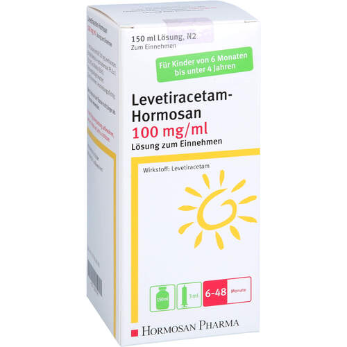 Levetiracetam-Hormosan 100 mg/ml 3ml Dos. Spritze, 150 ML, Hormosan Pharma GmbH