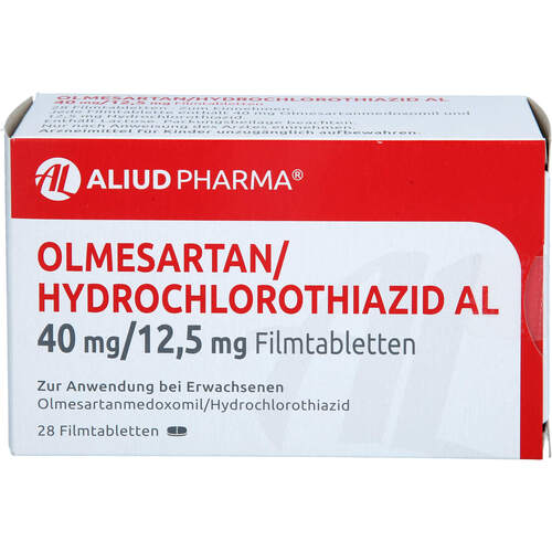 Olmesartan/HCT AL 40/12.5 mg Filmtabletten, 28 Stk., Aliud Pharma GmbH