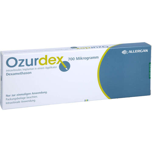 Ozurdex 700 Mikrogramm Implantat i.e.Applikator, 1 Stk., Eurimpharm Arzneimittel GmbH