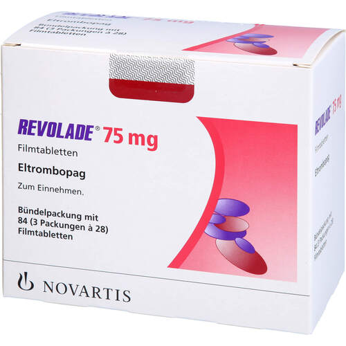 Revolade 75 mg Filmtabletten, 3x28 Stk., Novartis Pharma GmbH