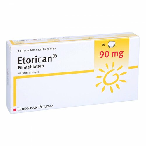Etorican 90 mg Filmtabletten, 10 Stk., Hormosan Pharma GmbH