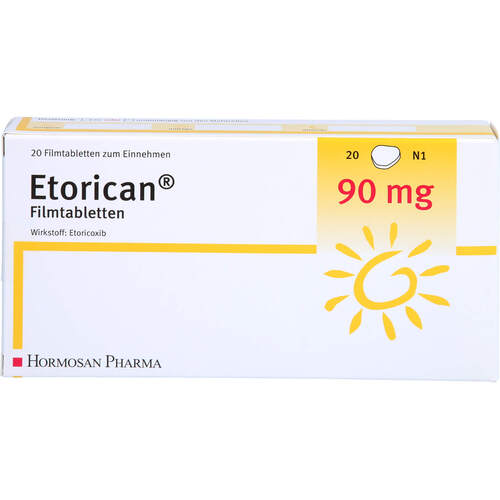 Etorican 90 mg Filmtabletten, 20 ST, Hormosan Pharma GmbH