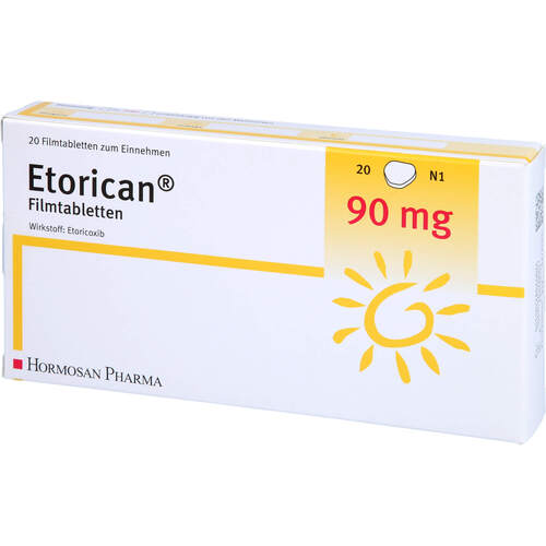 Etorican 90 mg Filmtabletten, 20 Stk., Hormosan Pharma GmbH