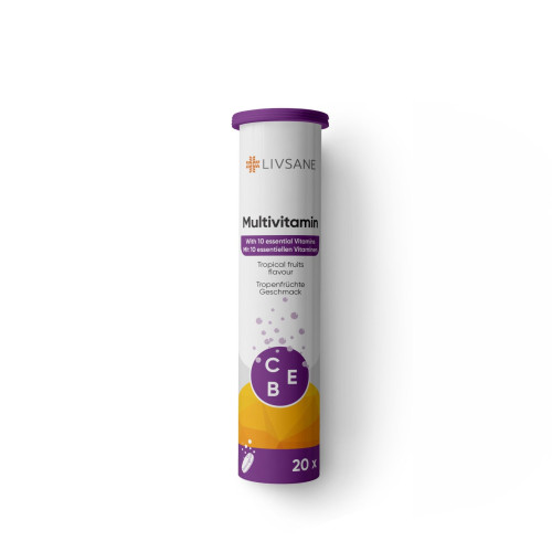 LIVSANE Multivitamin Brausetabletten, 20 Stk., PXG Pharma GmbH