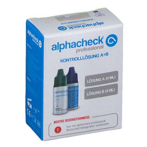 alphacheck professional Kontrolll&ouml;sung A+B Kombi, 2x4 ml, Berger Med GmbH