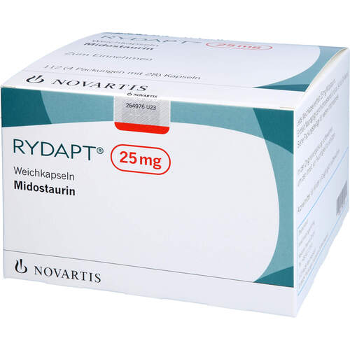 RYDAPT 25 MG WEICHKAPSELN, 4x28 Stk., Novartis Pharma GmbH