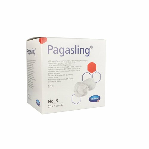 PAGASLING Mulltupfer steril Gr.3 pflaumengroß, 20x4 Stk., B2b Medical GmbH PAGASLING Mulltupfer steril Gr.3 pflaumengroß, 20x4 Stk., B2b Medical GmbH