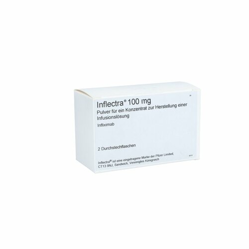 Inflectra 100 mg Pulver f.e.Konz.z.Her.e.Inf.-Lsg., 2 Stk., CC Pharma GmbH