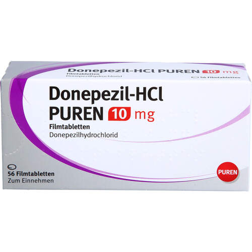 Donepezil-HCl PUREN 10 mg Filmtabletten, 56 ST, PUREN Pharma GmbH & Co. KG