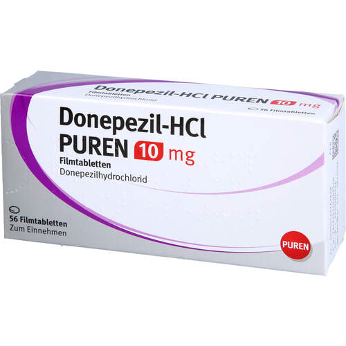 Donepezil-HCl PUREN 10 mg Filmtabletten, 56 ST, PUREN Pharma GmbH & Co. KG