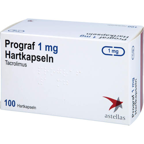 PROGRAF 1 mg Hartkapseln, 100 Stk., Pb Pharma GmbH
