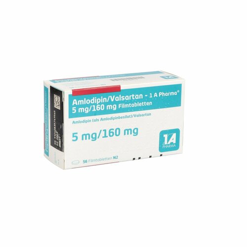 Amlodipin/Valsartan - 1 A Pharma 5 mg/160 mg FTA, 56 Stk., 1 A Pharma GmbH