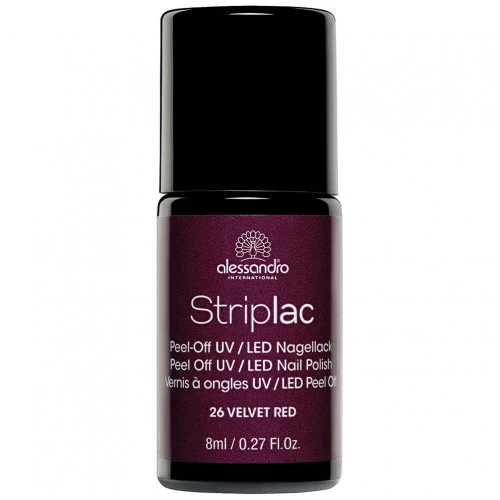 ALESSANDRO Striplac 126 velvet red, 8 ml, alessandro International GmbH