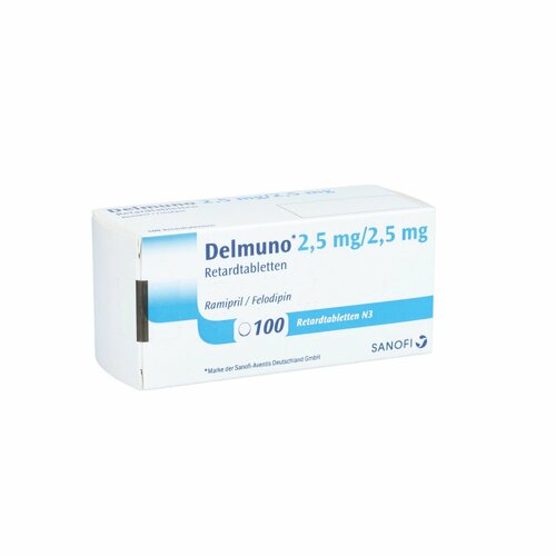 Delmuno 2.5/2.5mg Retardtabletten, 100 ST, Emra-Med Arzneimittel GmbH