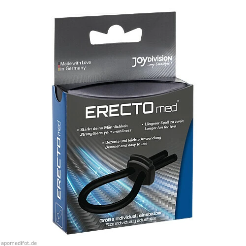 ERECTOmed Ring schwarz, 1 Stk., Dr.Dagmar Lohmann Pharma + Medical GmbH