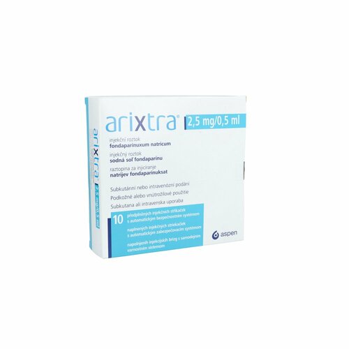 Arixtra 2.5mg/0.5ml Inj.-Lsg.i.e.Fertigspritze, 10X0.5 ML, Emra-Med Arzneimittel GmbH