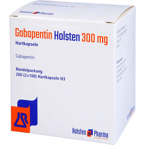 GABAPENTIN Holsten 300 mg Hartkapseln, 200 ST, Holsten Pharma GmbH