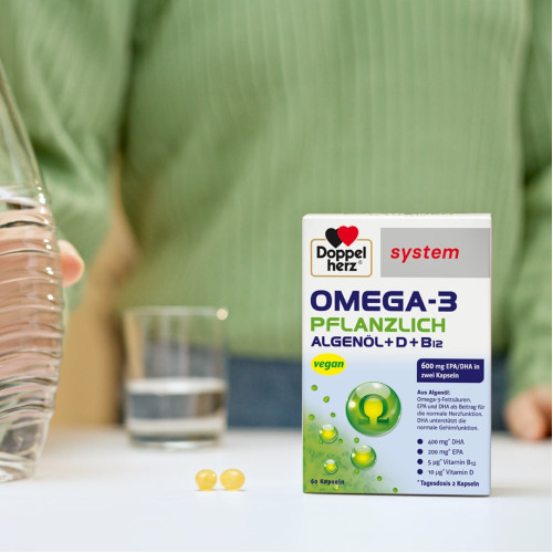 Doppelherz Omega-3 Pflanzlich system, 60 Stk., Queisser Pharma GmbH & Co. KG