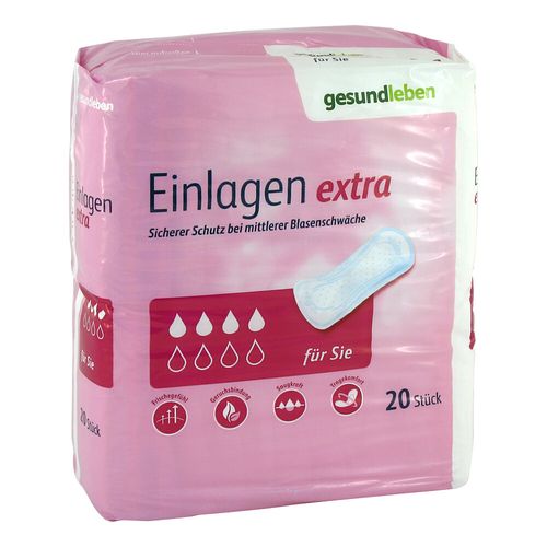 gesund leben Einlagen Extra, 20 Stk., Alliance Healthcare Deutschland GmbH gesund leben Einlagen Extra, 20 Stk., Alliance Healthcare Deutschland GmbH