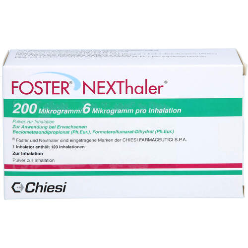 Foster Nexthaler 200/6 ug 120 ED Inhalationspulver, 1 st, kohlpharma GmbH