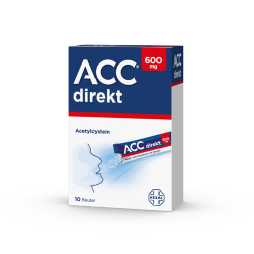 ACC direkt 600 mg Pulver zum Einnehmen im Beutel, 10 Stk., HEXAL AG