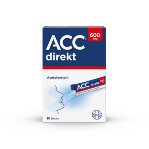 ACC direkt 600 mg Pulver zum Einnehmen im Beutel, 10 Stk., HEXAL AG