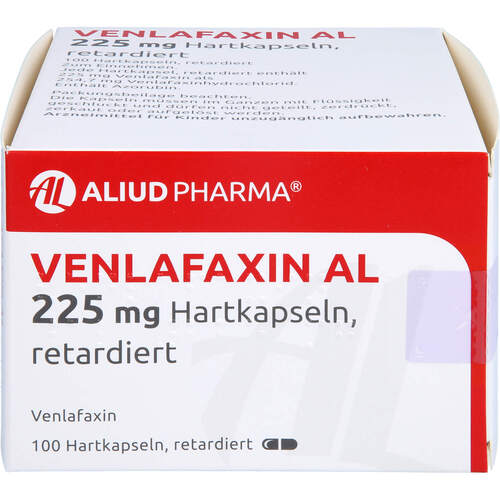 Venlafaxin AL 225mg Hartkapseln retardiert, 100 st, Aliud Pharma GmbH