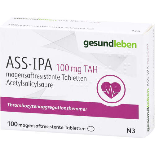 ASS-IPA 100 mg TAH, 100 Stk., Alliance Healthcare Deutschland GmbH