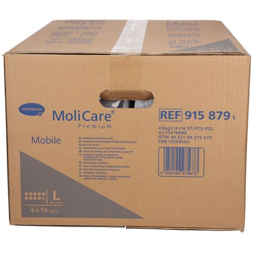 MoliCare Premium Mobile 10 Tropfen Gr. L, 4x14 Stk., Paul Hartmann AG