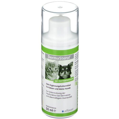 DERMASTEROL &Ouml;l f&uuml;r Hunde und Katzen, 1x50 ml, alfavet Tierarzneimittel GmbH