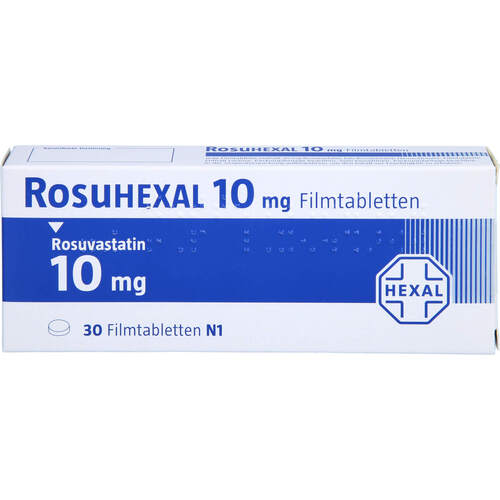 RosuHEXAL 10mg Filmtabletten, 30 Stk., HEXAL AG