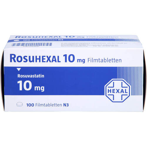 RosuHEXAL 10mg Filmtabletten, 100 Stk., HEXAL AG