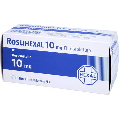 RosuHEXAL 10mg Filmtabletten, 100 Stk., HEXAL AG