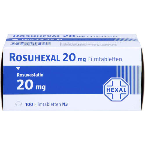 RosuHEXAL 20mg Filmtabletten, 100 Stk., HEXAL AG