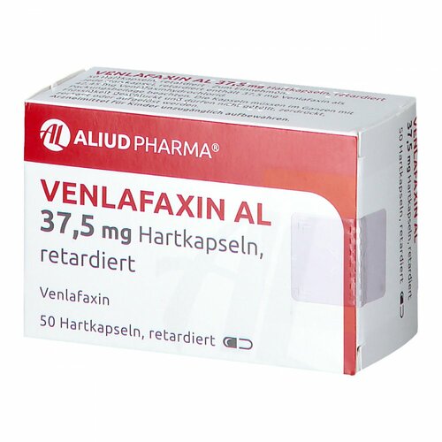 Venlafaxin AL 37.5 mg Hartkapseln retardiert, 50 ST, Aliud Pharma GmbH