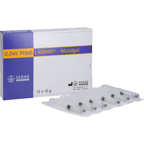 LAVANID-Wundgel V+, 12x10 g, Serag-Wiessner GmbH & Co. KG