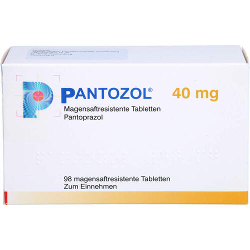 Pantozol 40 mg magensaftresistente Tabletten, 98 Stk., Axicorp Pharma GmbH