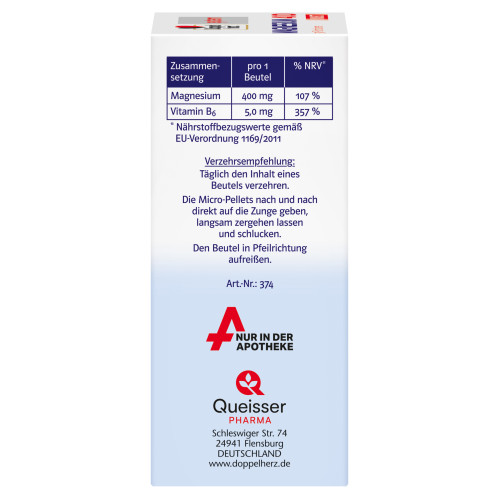 Doppelherz Magnesium 400 direct system, 30 Stk., Queisser Pharma GmbH & Co. KG