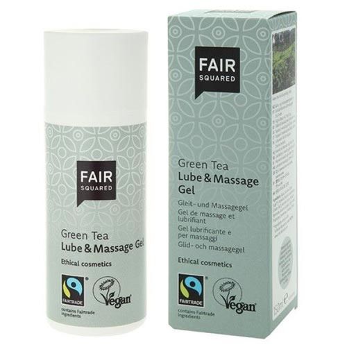 FAIR SQUARED Lube & Massage Gel Green Tea, 150 ml, Ecoaction GmbH