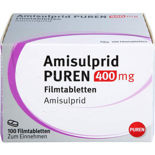 Amisulprid PUREN 400 mg Filmtabletten, 100 Stk., PUREN Pharma GmbH & Co. KG Amisulprid PUREN 400 mg Filmtabletten, 100 Stk., PUREN Pharma GmbH & Co. KG