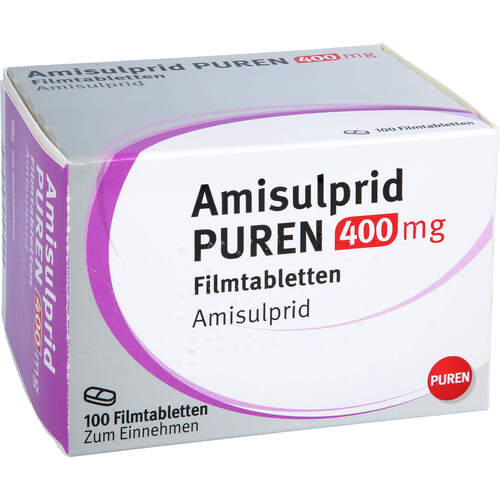 Amisulprid PUREN 400 mg Filmtabletten, 100 Stk., PUREN Pharma GmbH & Co. KG Amisulprid PUREN 400 mg Filmtabletten, 100 Stk., PUREN Pharma GmbH & Co. KG