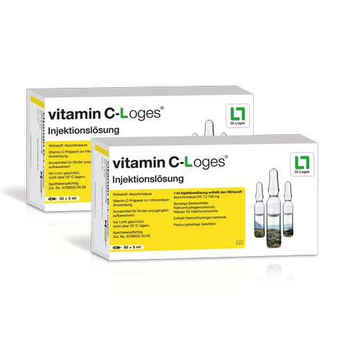 vitamin C-Loges Injektionslösung, 100x5 ml, Dr. Loges + Co. GmbH