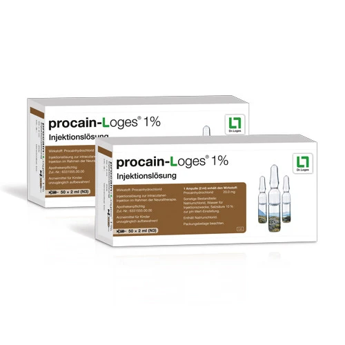 procain-Loges 1% Injektionslösung in Ampullen, 100x2 ml, Dr. Loges + Co. GmbH