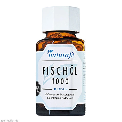 naturafit Fischöl 1000mg, 40 Stk., Naturafit GmbH