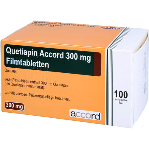 Quetiapin Accord 300mg Filmtabletten, 100 Stk., Accord Healthcare GmbH